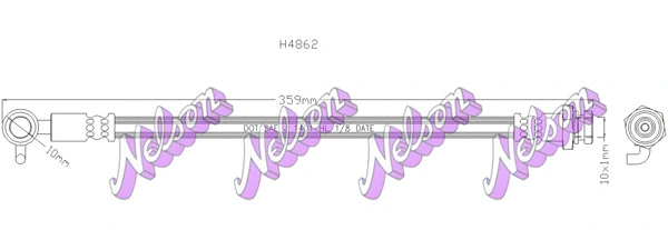 Brake Hose (H4862)