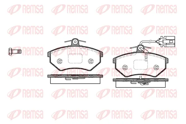 Brake Pad Set, disc brake (0134 62)