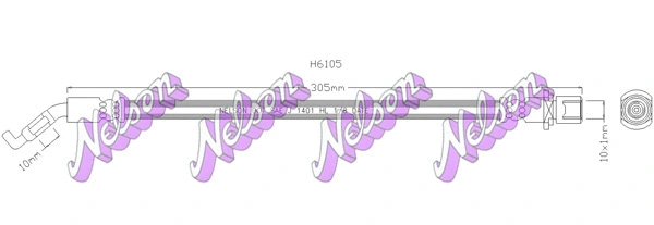 Brake Hose (H6105)