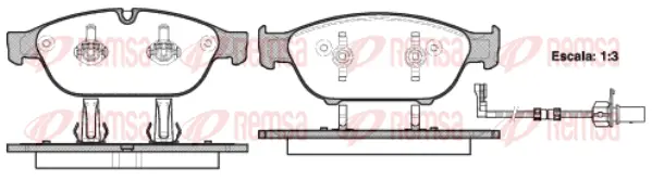Brake Pad Set, disc brake (1441 02)