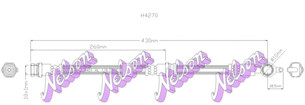 Brake Hose (H4270)
