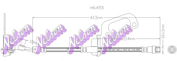 Brake Hose (H6455)