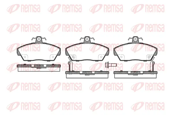 Brake Pad Set, disc brake (0330 02)