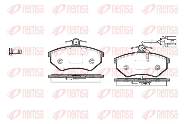 Brake Pad Set, disc brake (0134 82)