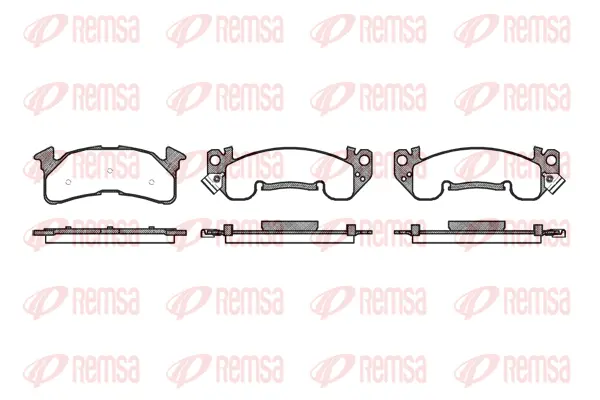 Brake Pad Set, disc brake (0514 00)