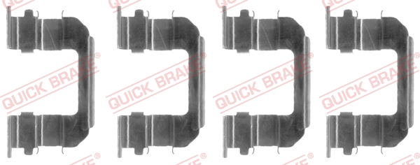 Accessory Kit, disc brake pad (109-1287)
