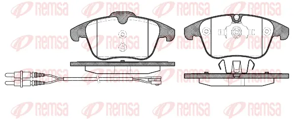 Brake Pad Set, disc brake (1249 01)
