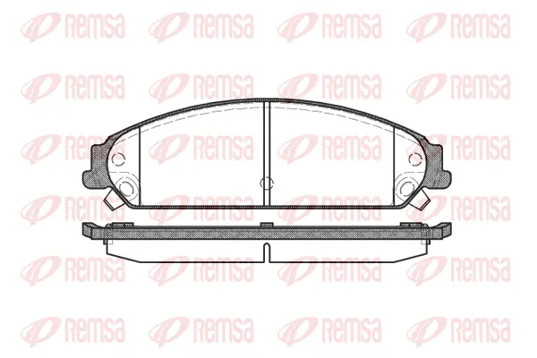 Brake Pad Set, disc brake (1128 08)