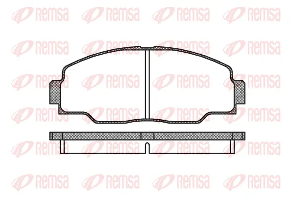 Brake Pad Set, disc brake (0308 00)