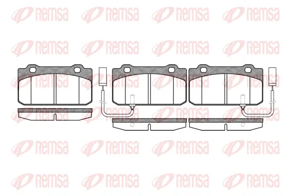 Brake Pad Set, disc brake (0210 12)
