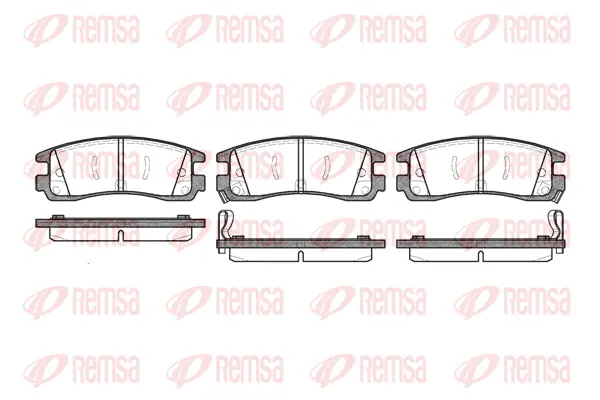 Brake Pad Set, disc brake (0566 22)