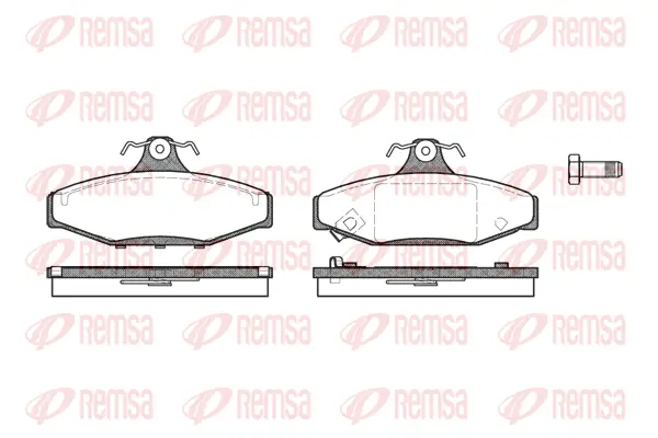 Brake Pad Set, disc brake (0335 12)
