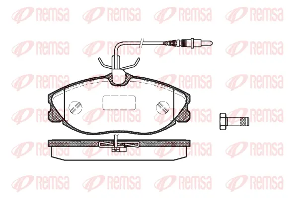 Brake Pad Set, disc brake (0604 04)