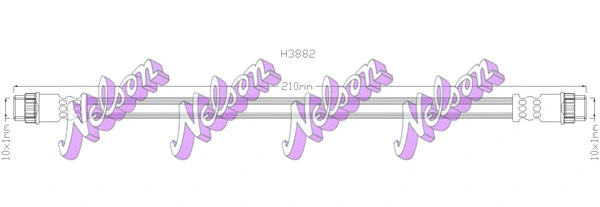 Brake Hose (H3882)