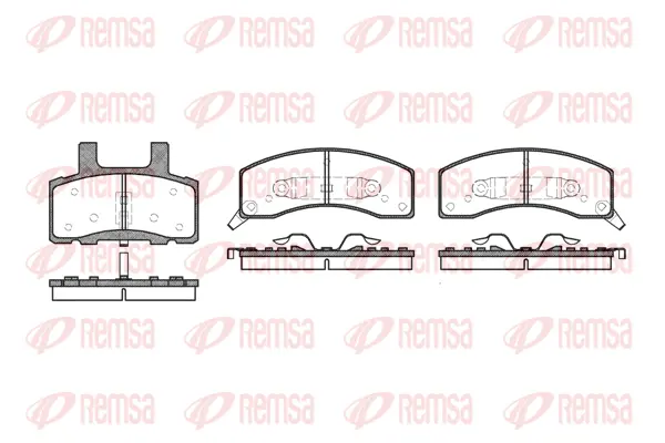 Brake Pad Set, disc brake (0530 02)