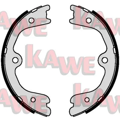 Brake Shoe Set, parking brake (09490)