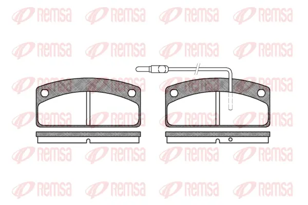 Brake Pad Set, disc brake (0725 02)