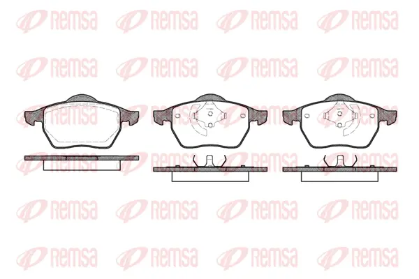 Brake Pad Set, disc brake (0390 40)