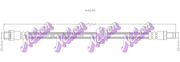 Brake Hose (H4690)