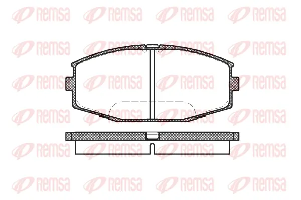 Brake Pad Set, disc brake (0225 10)