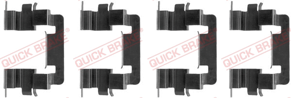 Accessory Kit, disc brake pad (109-1278)