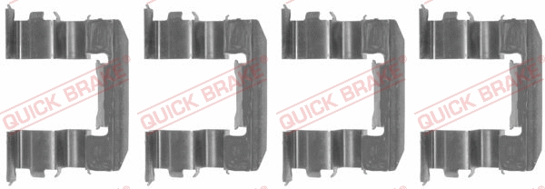 Accessory Kit, disc brake pad (109-1184)