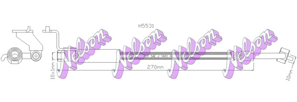 Brake Hose (H5531)