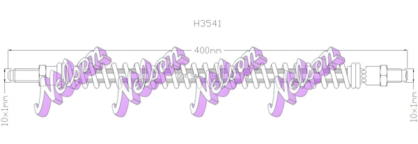 Brake Hose (H3541)