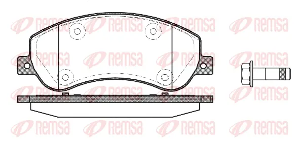 Brake Pad Set, disc brake (1250 00)