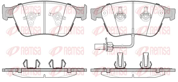 Brake Pad Set, disc brake (1371 12)