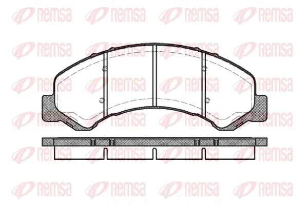 Brake Pad Set, disc brake (0763 00)