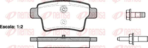 Brake Pad Set, disc brake (1241 00)