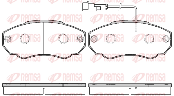 Brake Pad Set, disc brake (0960 21)
