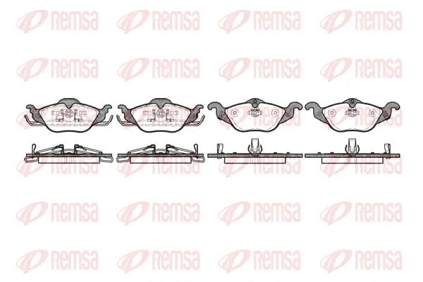 Brake Pad Set, disc brake (0684 02)