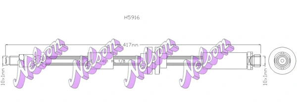 Brake Hose (H5916)
