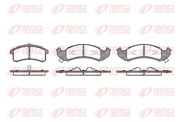 Brake Pad Set, disc brake (0537 02)