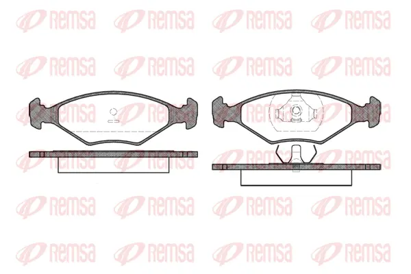 Brake Pad Set, disc brake (0301 00)