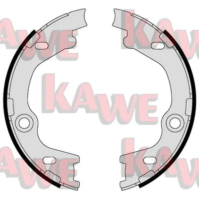 Brake Shoe Set, parking brake (09630)