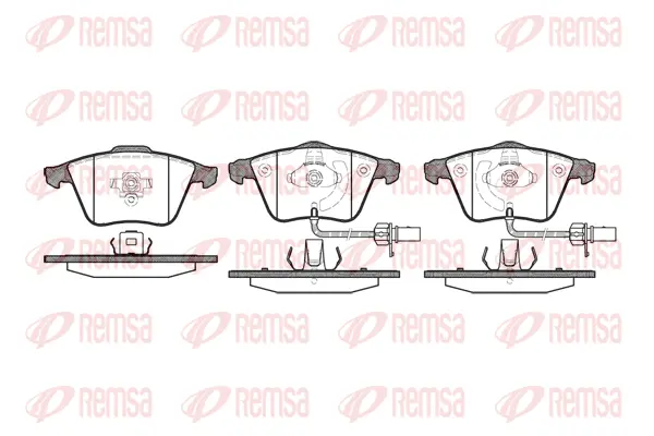 Brake Pad Set, disc brake (0964 12)