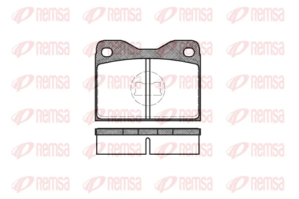 Brake Pad Set, disc brake (0008 30)