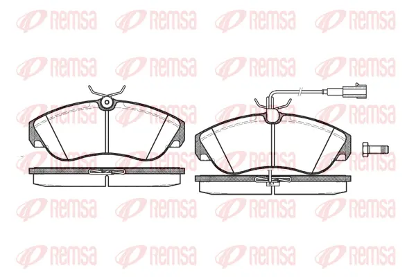 Brake Pad Set, disc brake (0487 11)