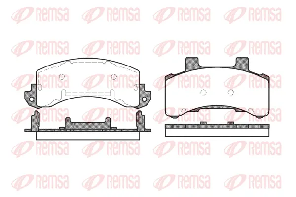 Brake Pad Set, disc brake (0516 00)