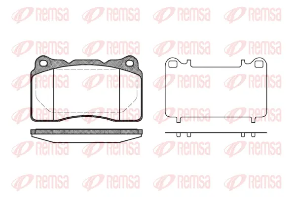 Brake Pad Set, disc brake (0666 10)