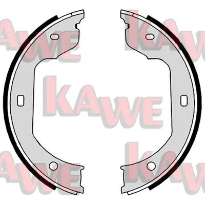 Brake Shoe Set, parking brake (09110)