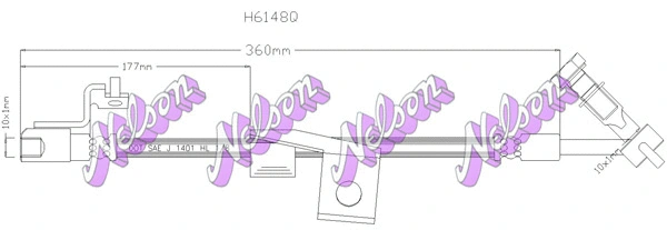 Brake Hose (H6148Q)