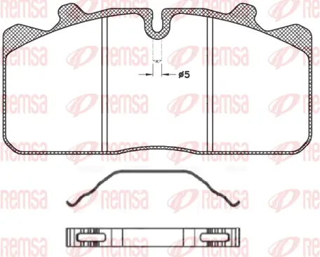 Brake Pad Set, disc brake (JCA658.00)