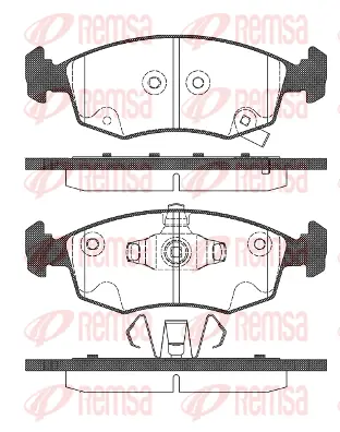 Brake Pad Set, disc brake (0172 72)