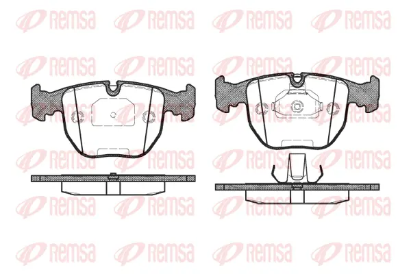 Brake Pad Set, disc brake (0596 00)