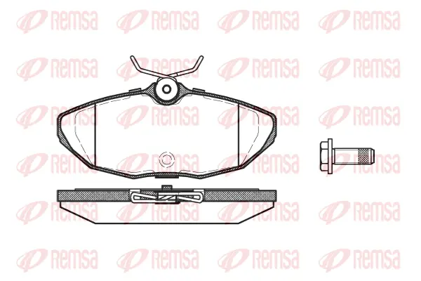 Brake Pad Set, disc brake (0732 00)