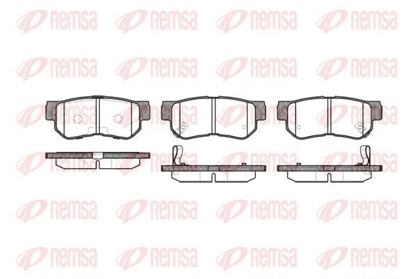 Brake Pad Set, disc brake (0746 12)
